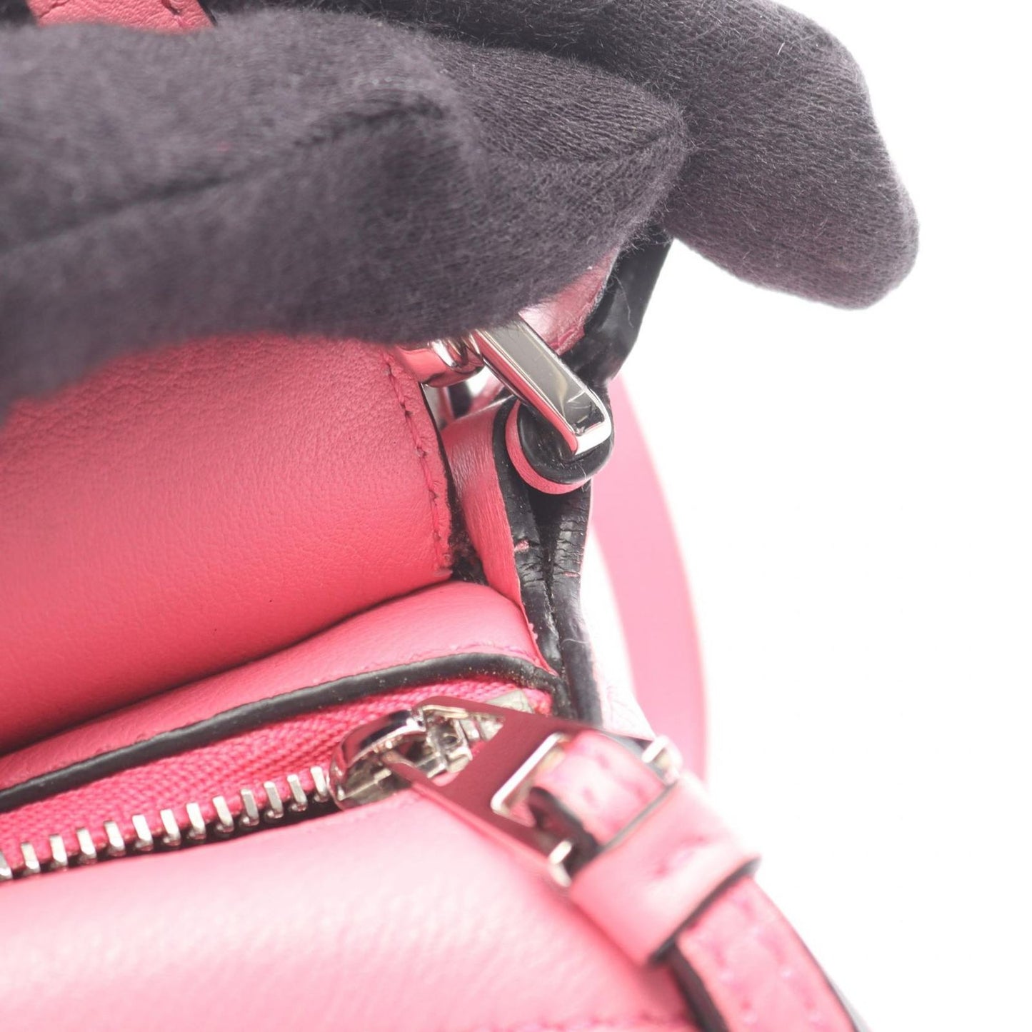 Loewe Handbag Puzzle Bag Mini 2-Way Pink Leather — view 5
