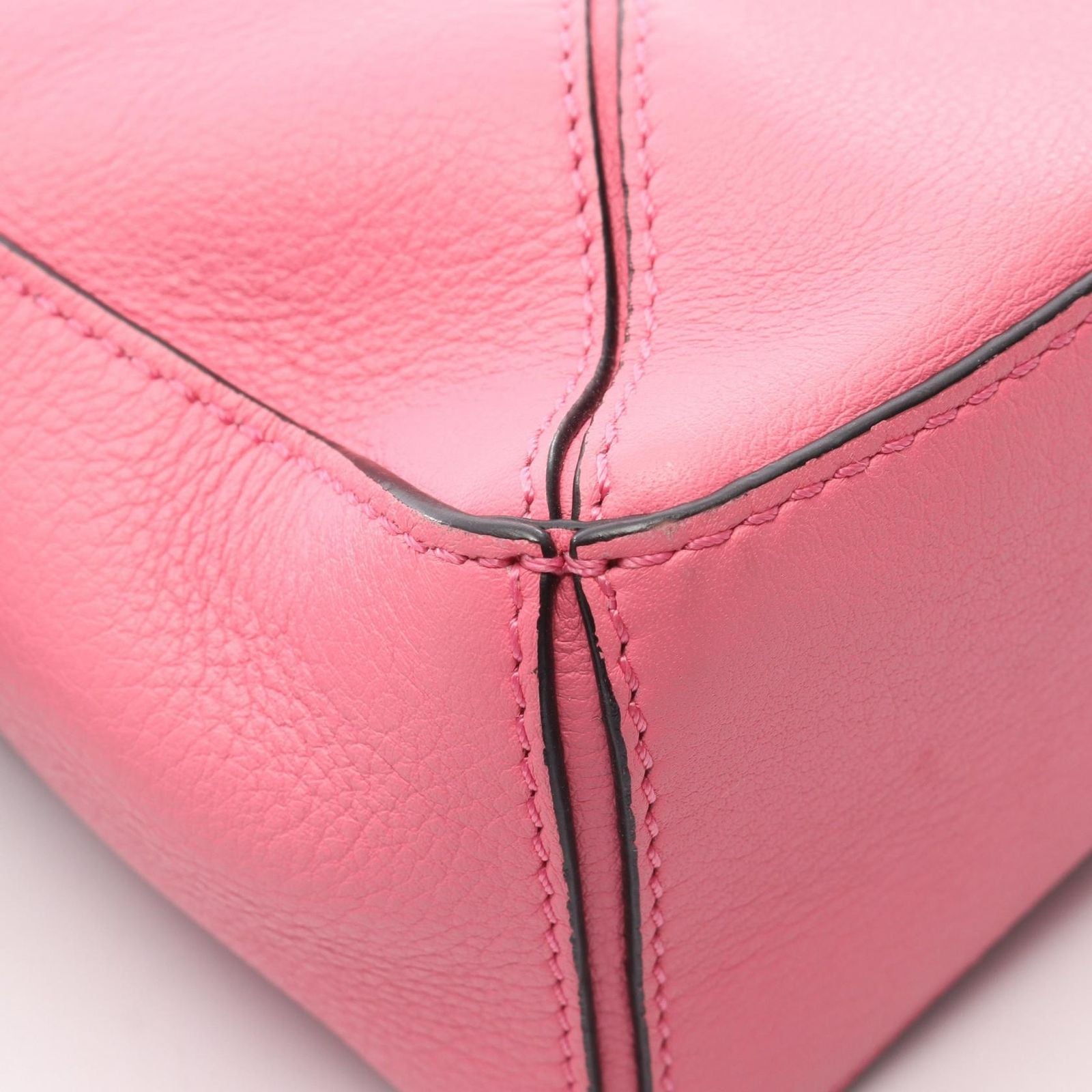 Loewe Handbag Puzzle Bag Mini 2-Way Pink Leather — view 7