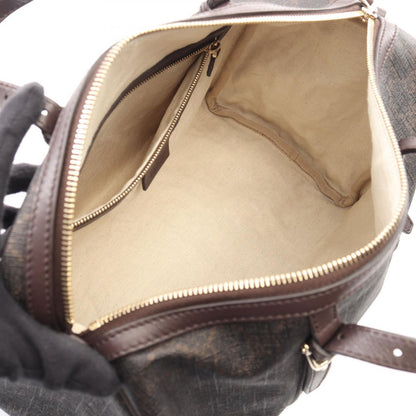Gucci Handbag GG Supreme 2-Way Dark Brown Canvas Leather — view 3