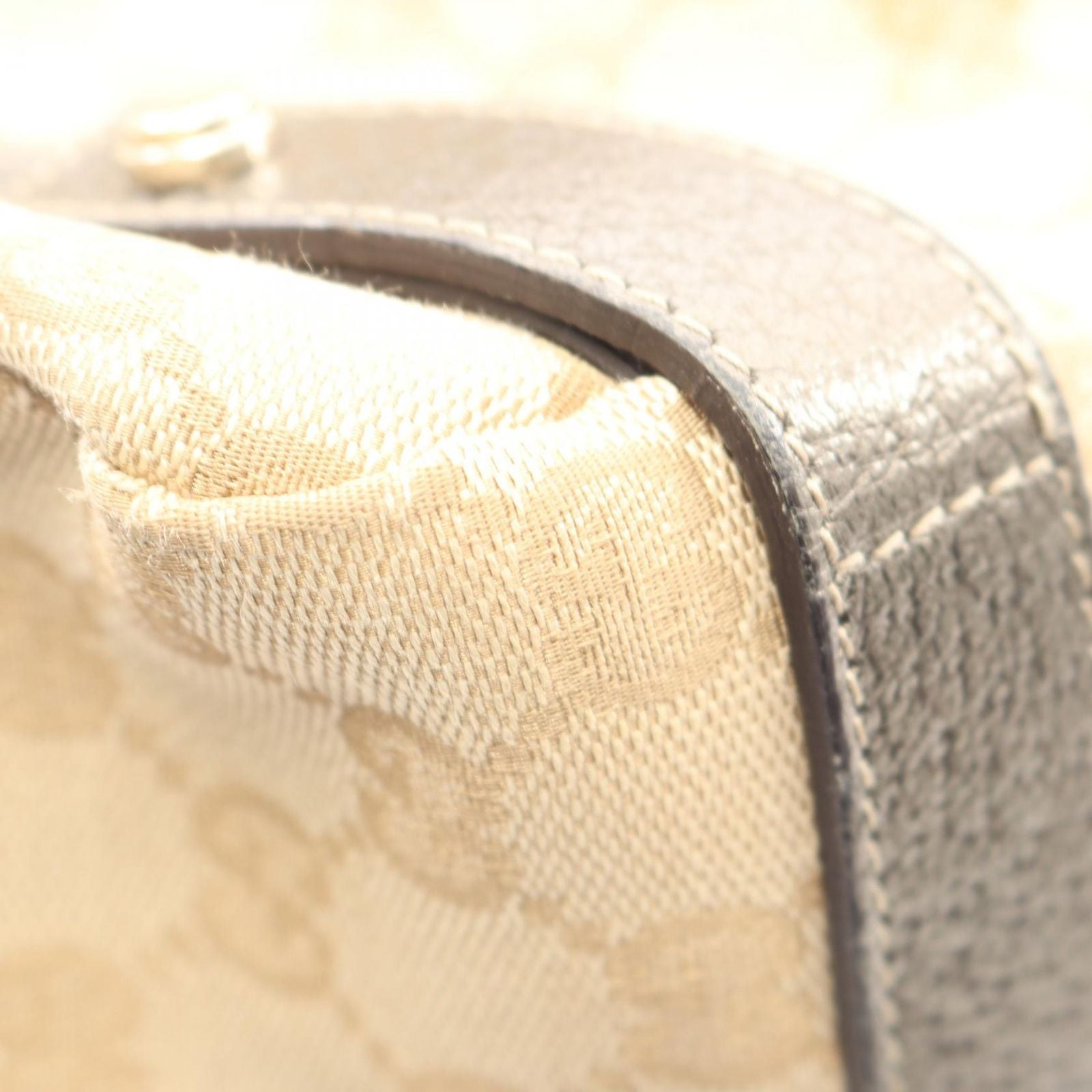 Gucci Shoulder Bag Abbey GG Canvas Beige — view 5