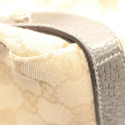 Gucci Shoulder Bag Abbey GG Canvas Beige — view 5