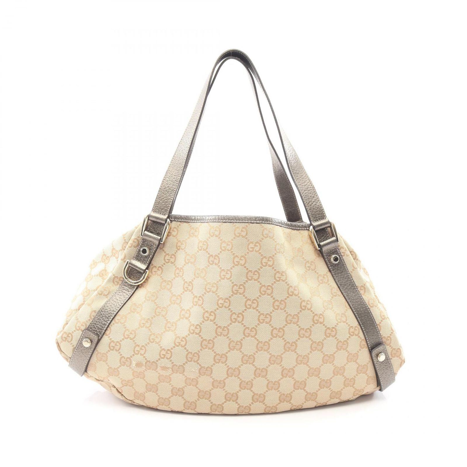 Gucci Shoulder Bag Abbey GG Canvas Beige