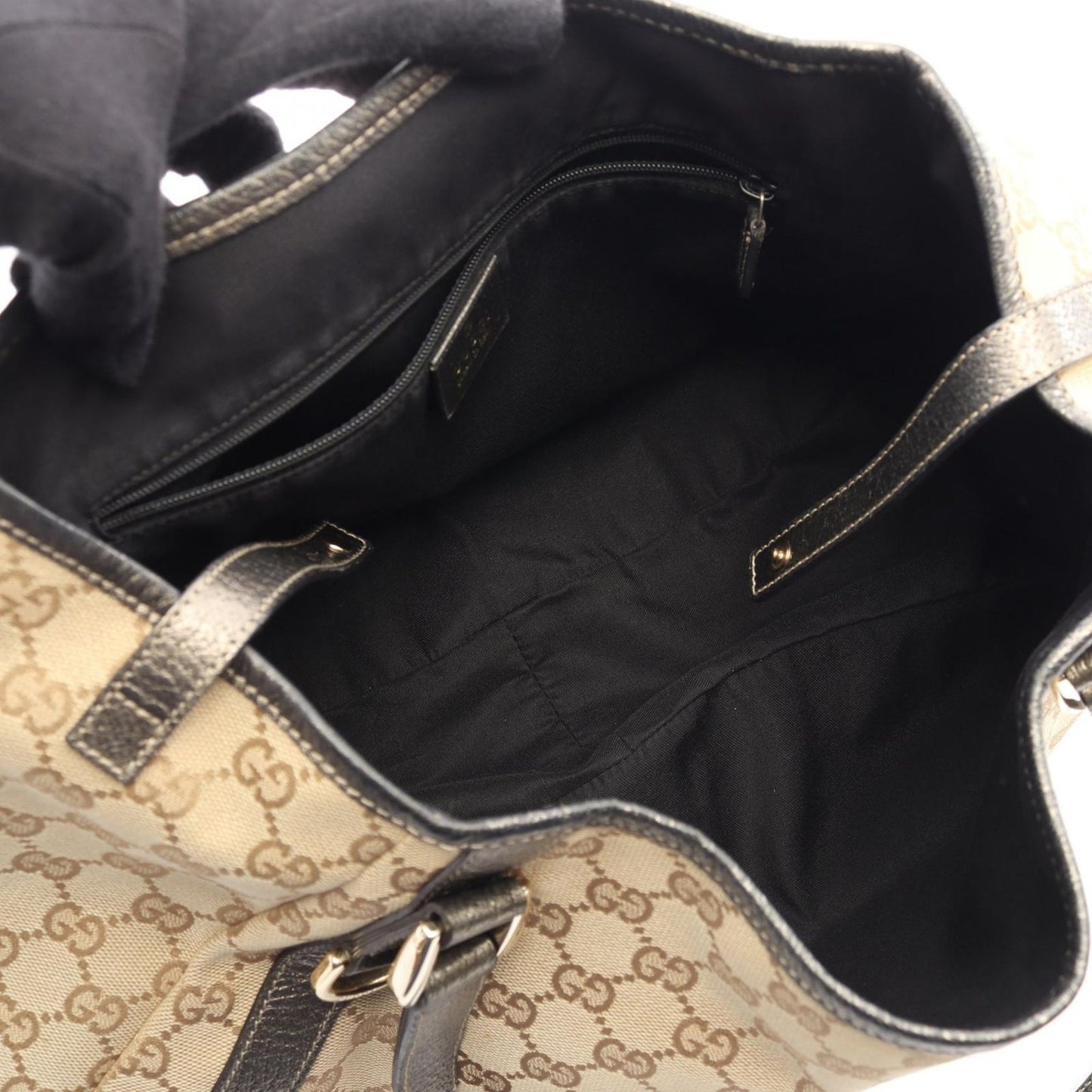 Gucci Shoulder Bag Abbey GG Canvas Beige — view 3