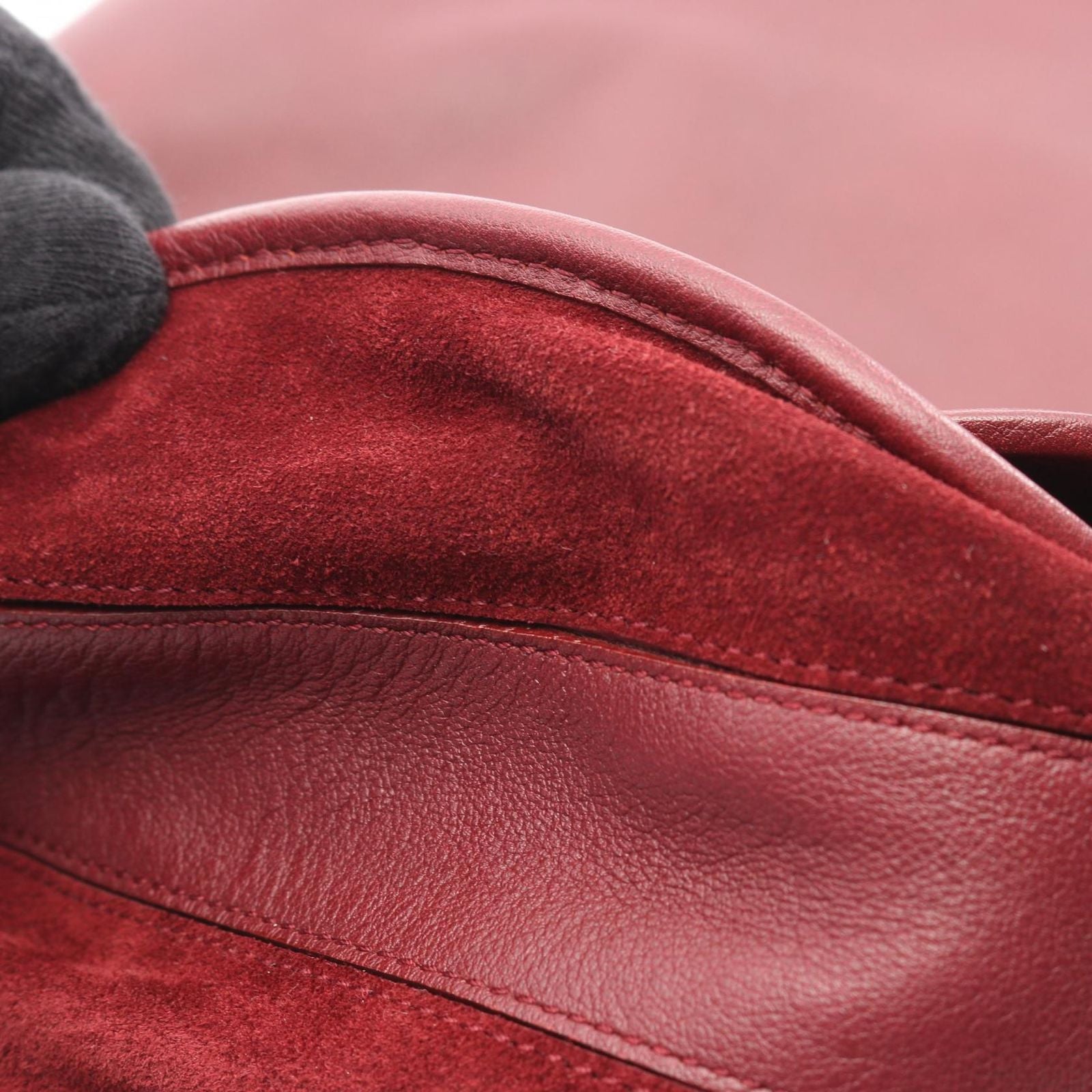 Cartier Shoulder Bag Must Have Line Bordeaux Leather — view 9