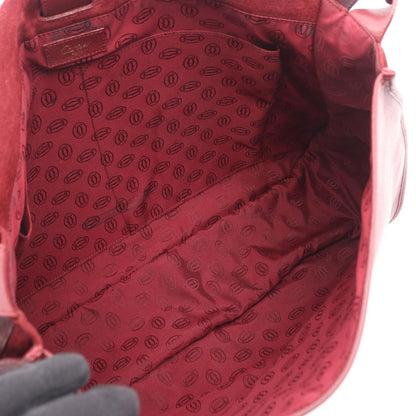 Cartier Shoulder Bag Must Have Line Bordeaux Leather — view 3