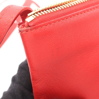 Celine Shoulder Bag Trio Large Red Leather — view 6