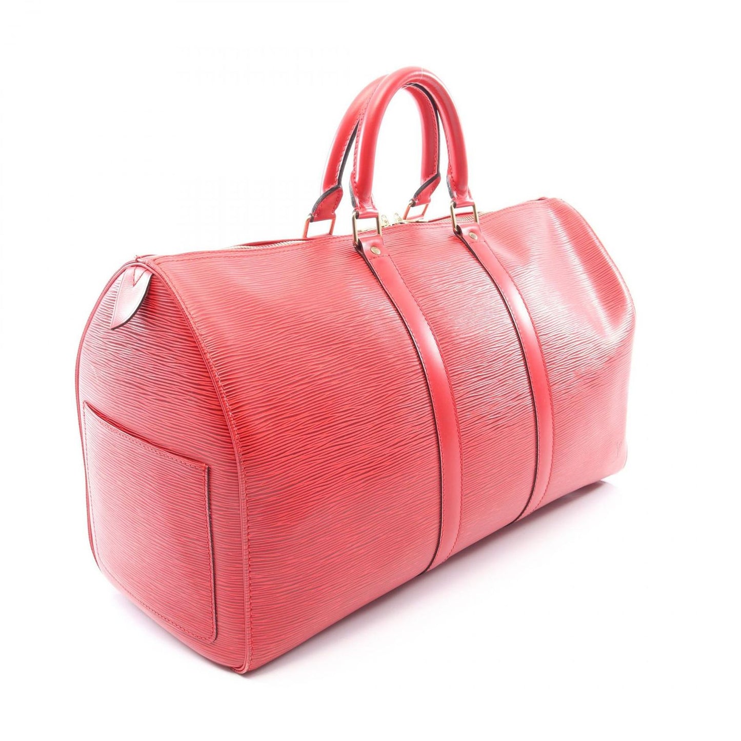 Louis Vuitton Boston Bag Keepall 45 Epi Castilian Red Leather — view 2