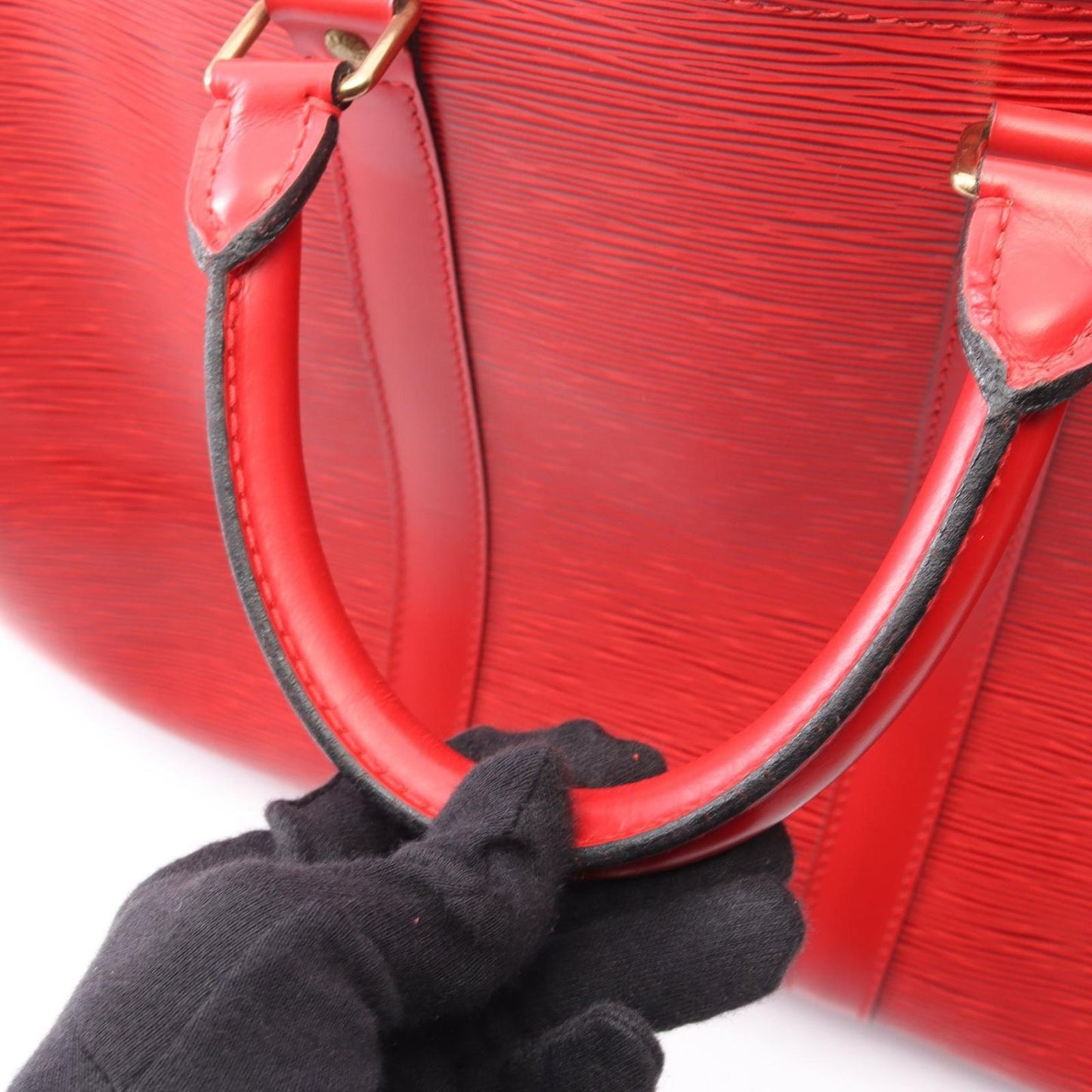 Louis Vuitton Boston Bag Keepall 45 Epi Castilian Red Leather — view 6