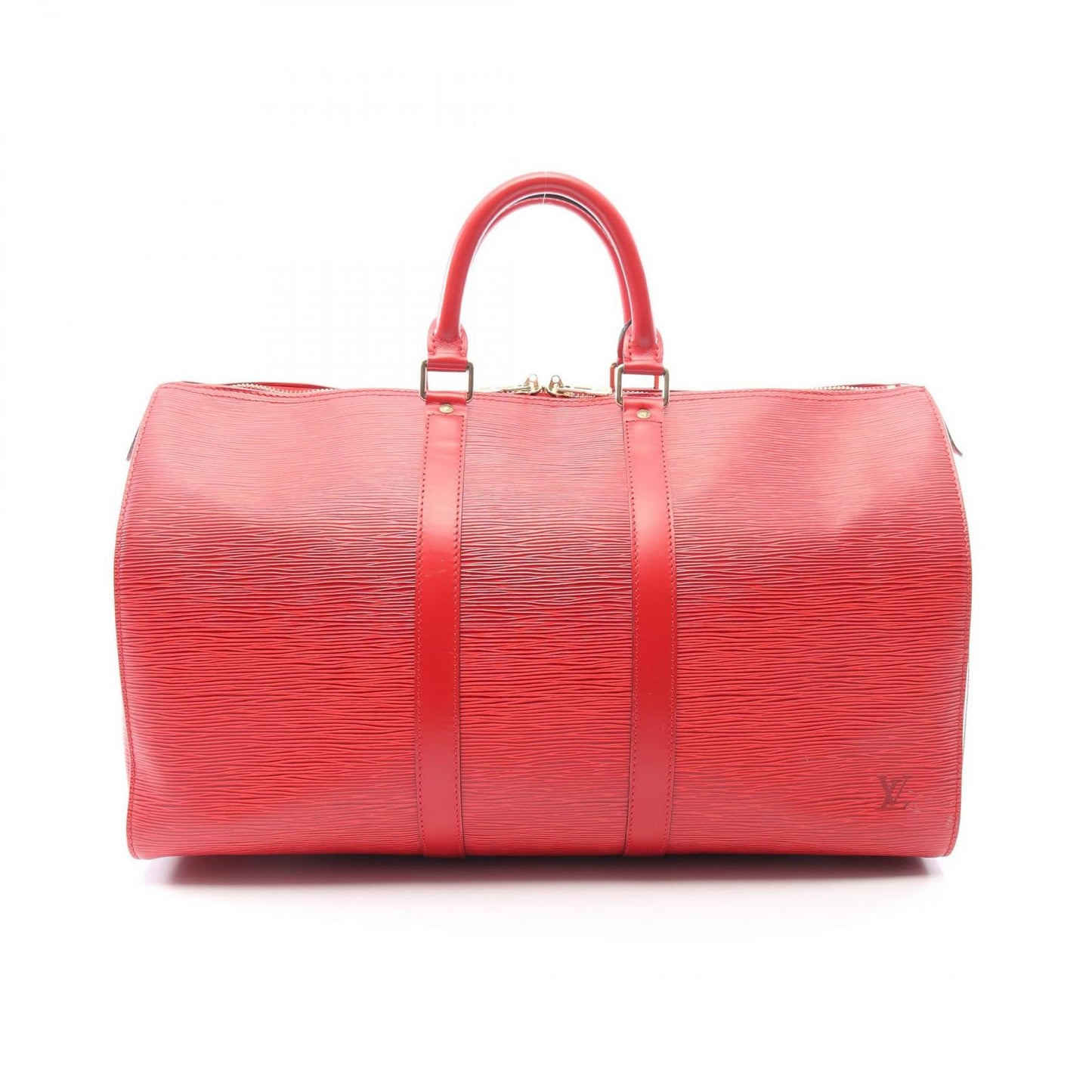 Louis Vuitton Boston Bag Keepall 45 Epi Castilian Red Leather