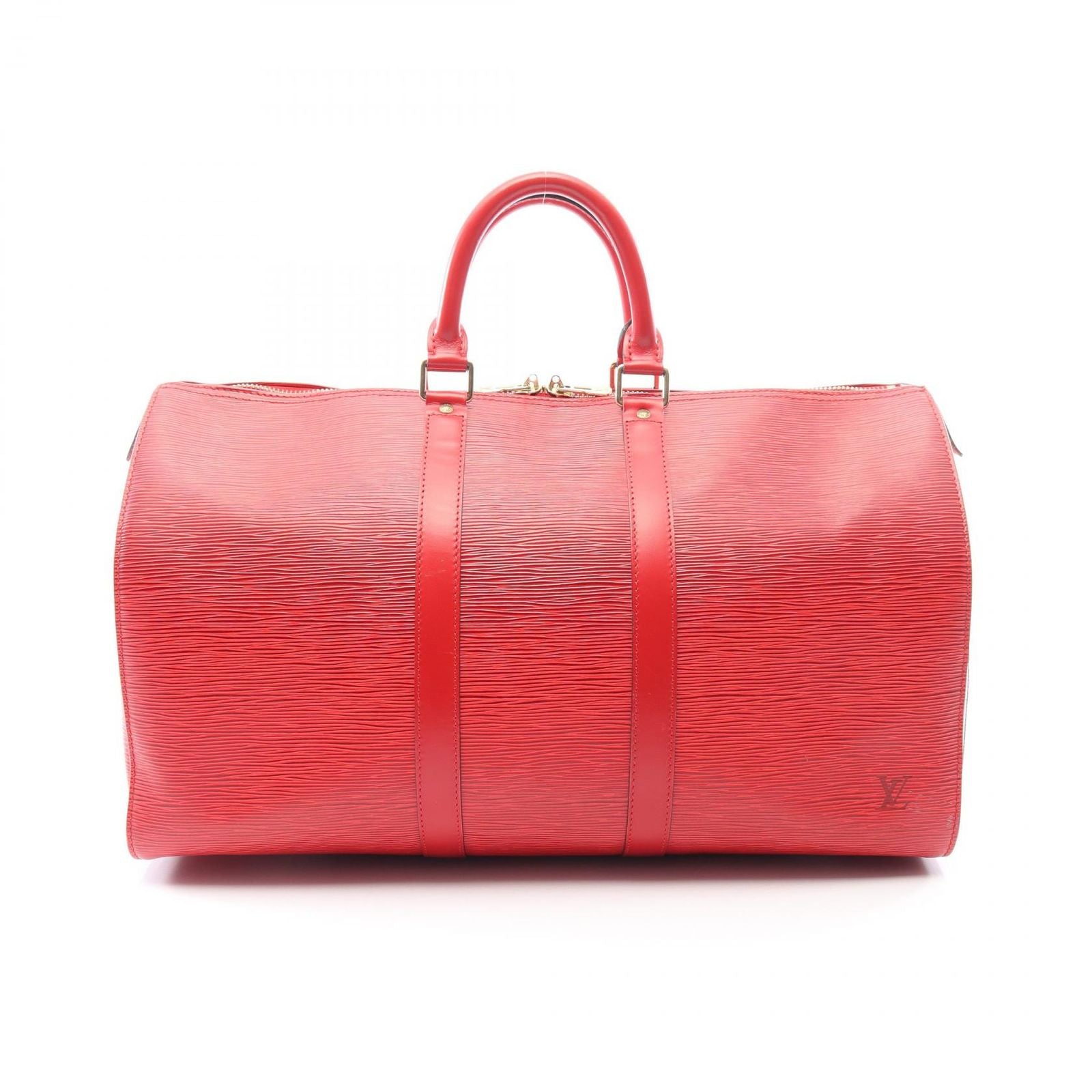 Louis Vuitton Boston Bag Keepall 45 Epi Castilian Red Leather