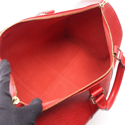 Louis Vuitton Boston Bag Keepall 45 Epi Castilian Red Leather — view 3