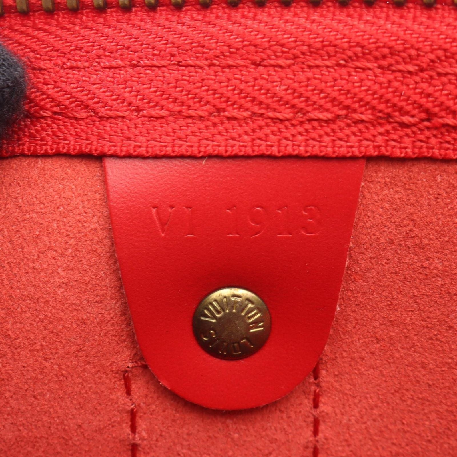 Louis Vuitton Boston Bag Keepall 45 Epi Castilian Red Leather — view 5