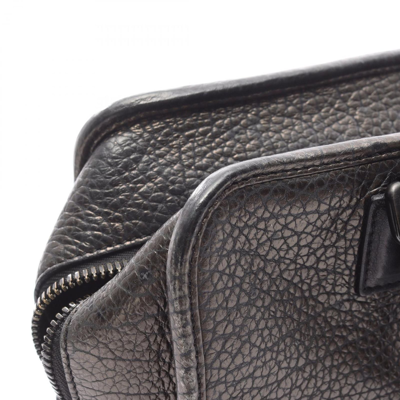 Loewe Handbag Amazona 28 Dark Brown Leather — view 5