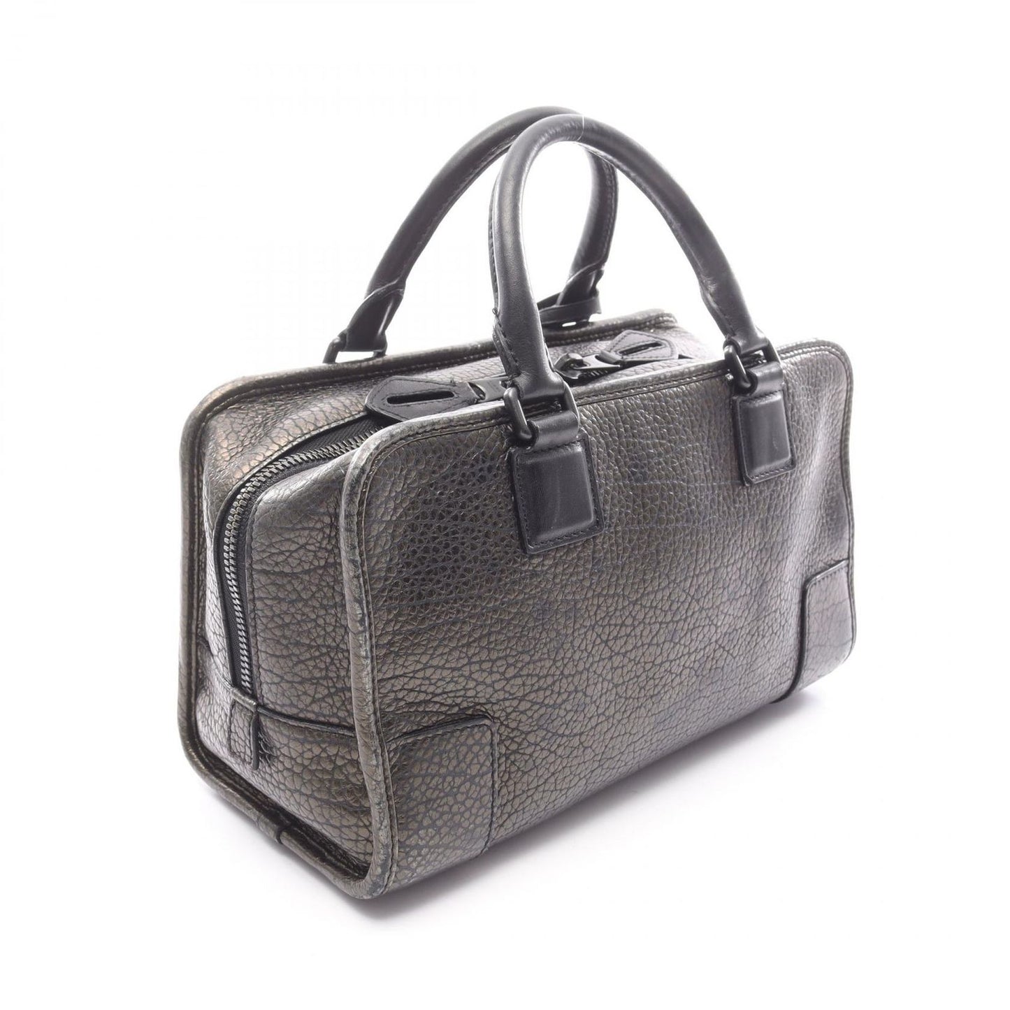 Loewe Handbag Amazona 28 Dark Brown Leather — view 2