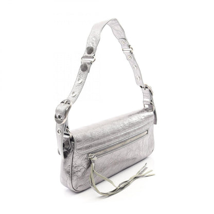 Balenciaga Shoulder Bag Cagole Silver Leather — view 2