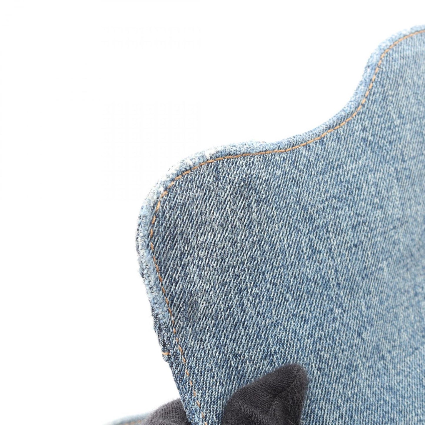 Balenciaga Shoulder Bag Cagole Blue Denim — view 7