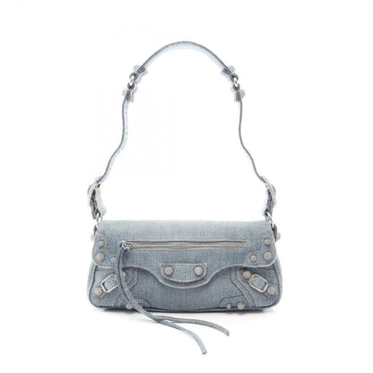 Balenciaga Shoulder Bag Cagole Blue Denim