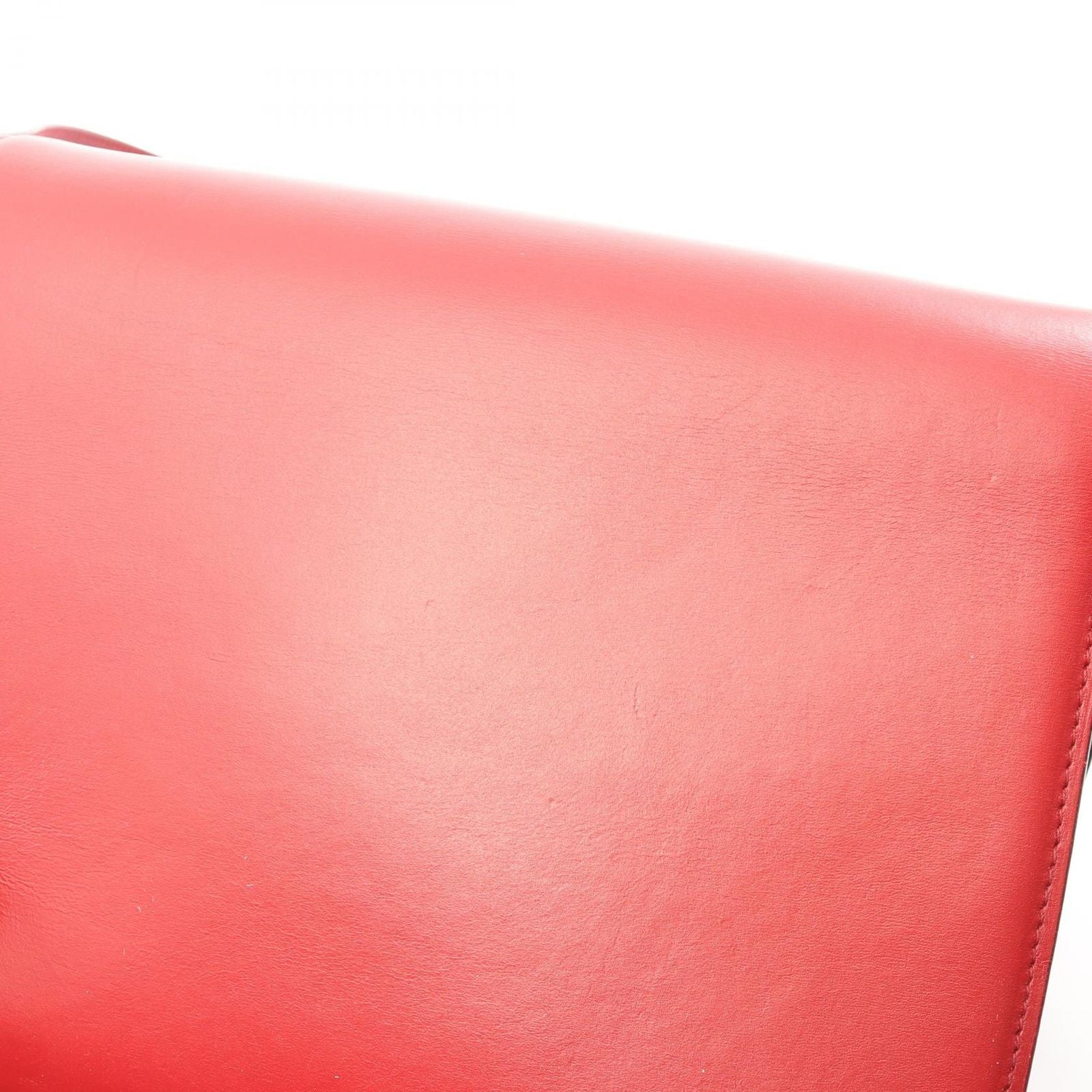 Celine Shoulder Bag Classic Box Red Leather — view 8