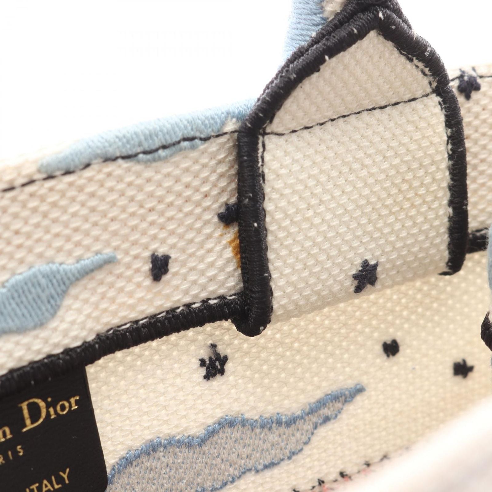 Dior Tote Book Small Ivory Yellow Pink Canvas — view 6