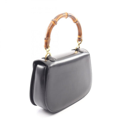 Gucci Handbag Bamboo 2-Way Black Leather Shoulder — view 2