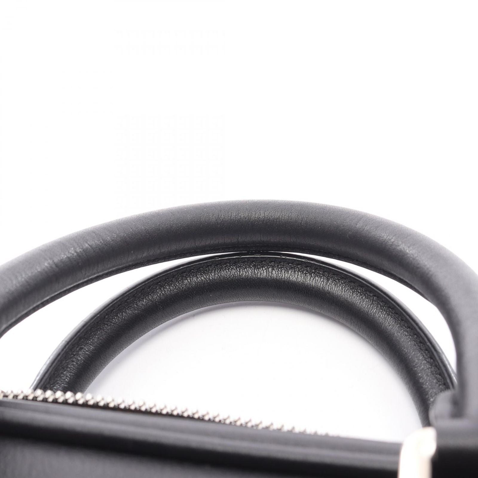 Loewe Handbag Amazona 75 2-Way Black Leather Hand — view 9