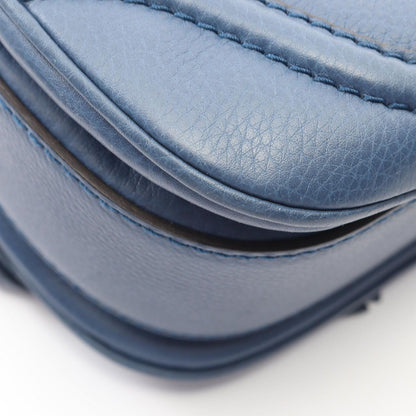 Gucci Handbag New Bamboo 2-Way Blue Leather Hand — view 6