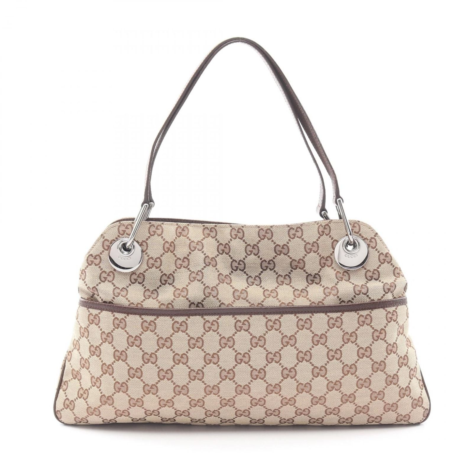Gucci Shoulder Bag GG Canvas Beige
