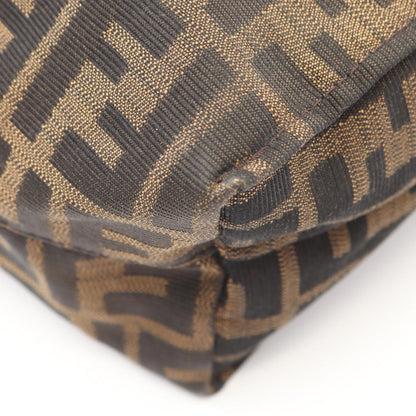 Fendi Tote Zucca Brown Canvas Leather — view 5