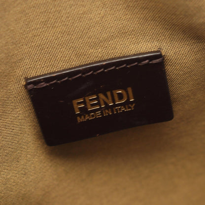 Fendi Tote Zucca Brown Canvas Leather — view 4