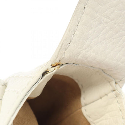 Celine Handbag Chouchette White Leather Large — view 9