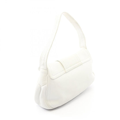 Celine Handbag Chouchette White Leather Large — view 2