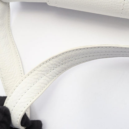 Celine Handbag Chouchette White Leather Large — view 6