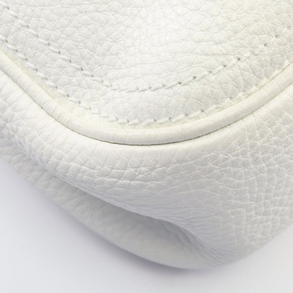 Celine Handbag Chouchette White Leather Large — view 7