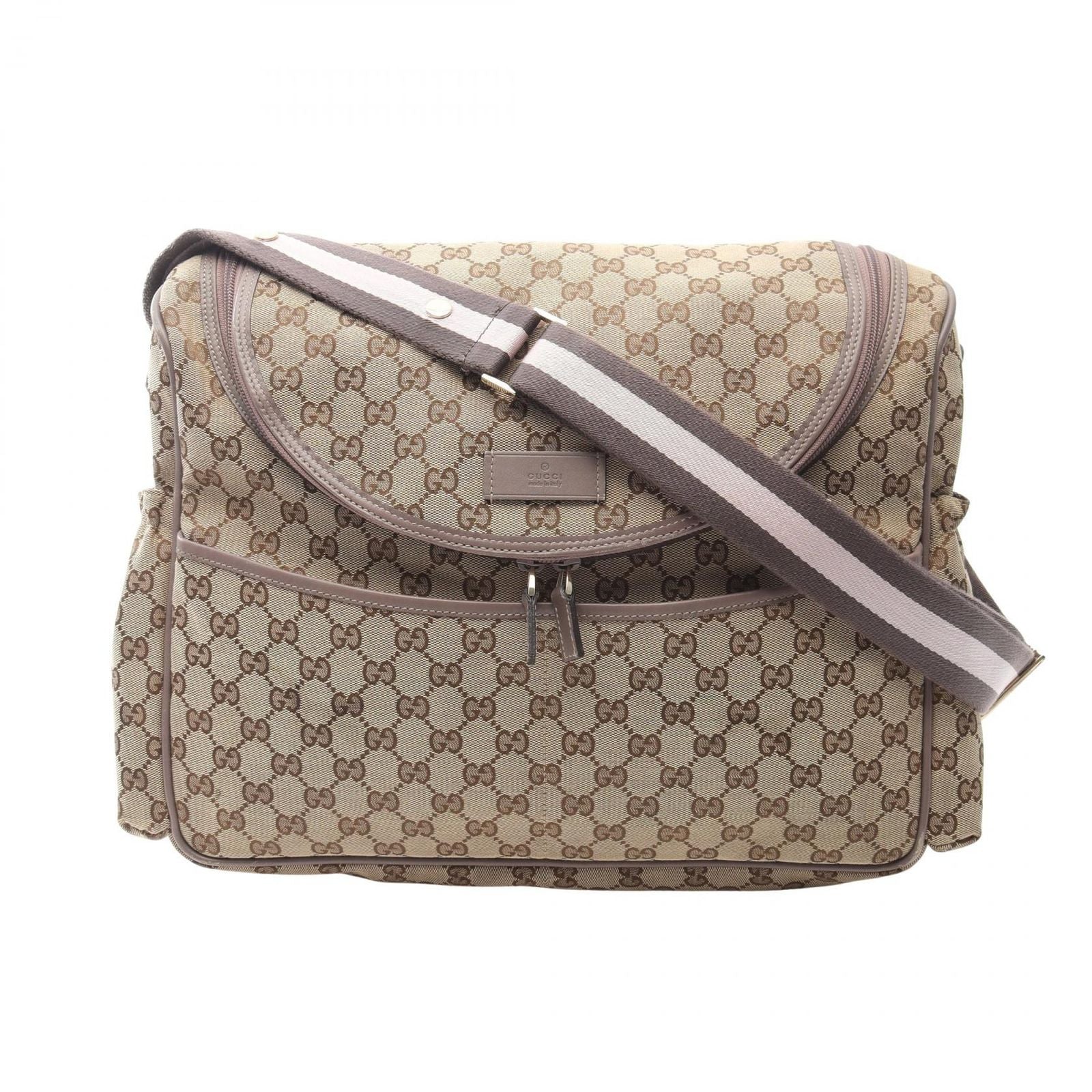 Gucci Shoulder Bag Mother's GG Canvas Beige