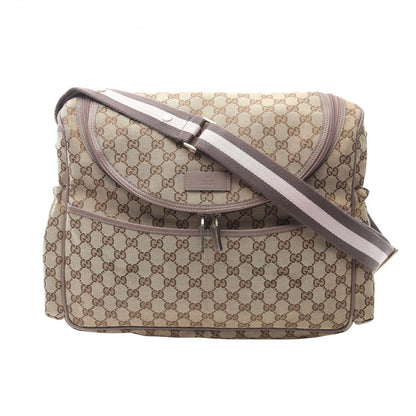 Gucci Shoulder Bag Mother's GG Canvas Beige