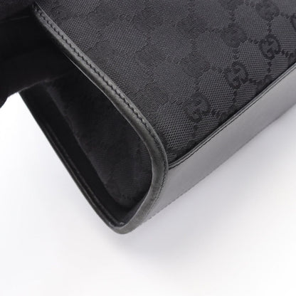 Gucci Shoulder Bag Jackie GG Canvas Black Hand — view 9