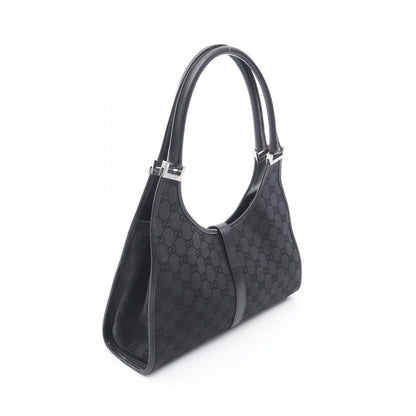Gucci Shoulder Bag Jackie GG Canvas Black Hand — view 2