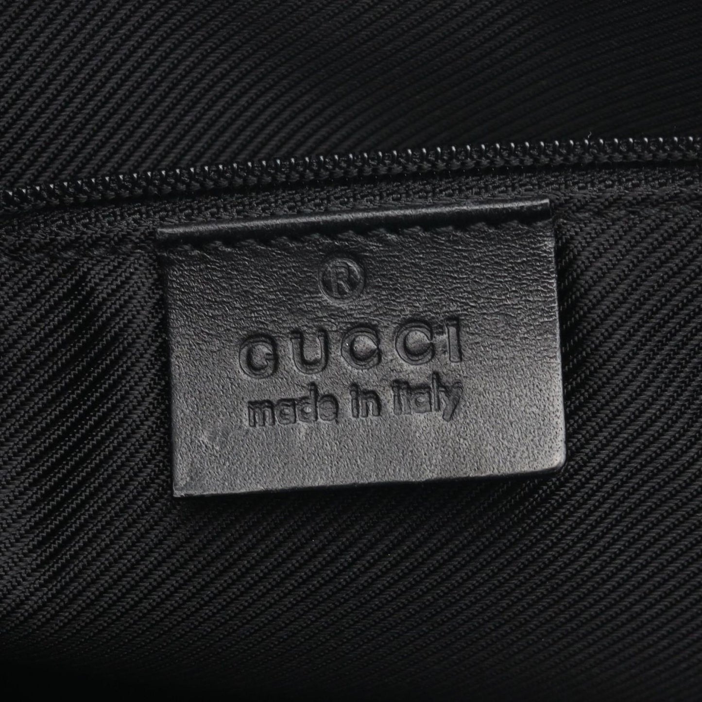Gucci Shoulder Bag Jackie GG Canvas Black Hand — view 4