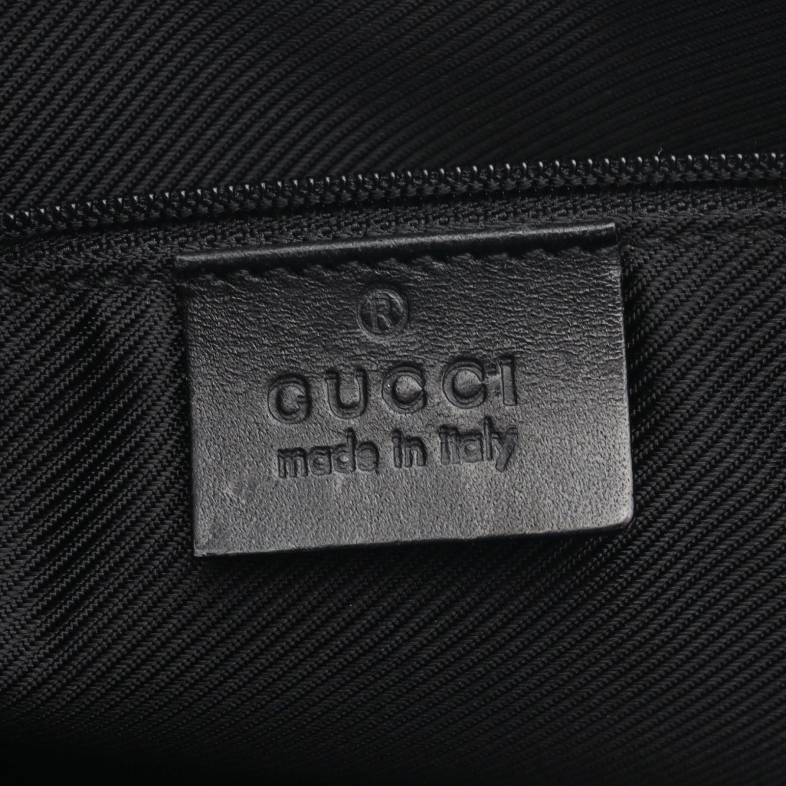 Gucci Shoulder Bag Jackie GG Canvas Black Hand — view 4