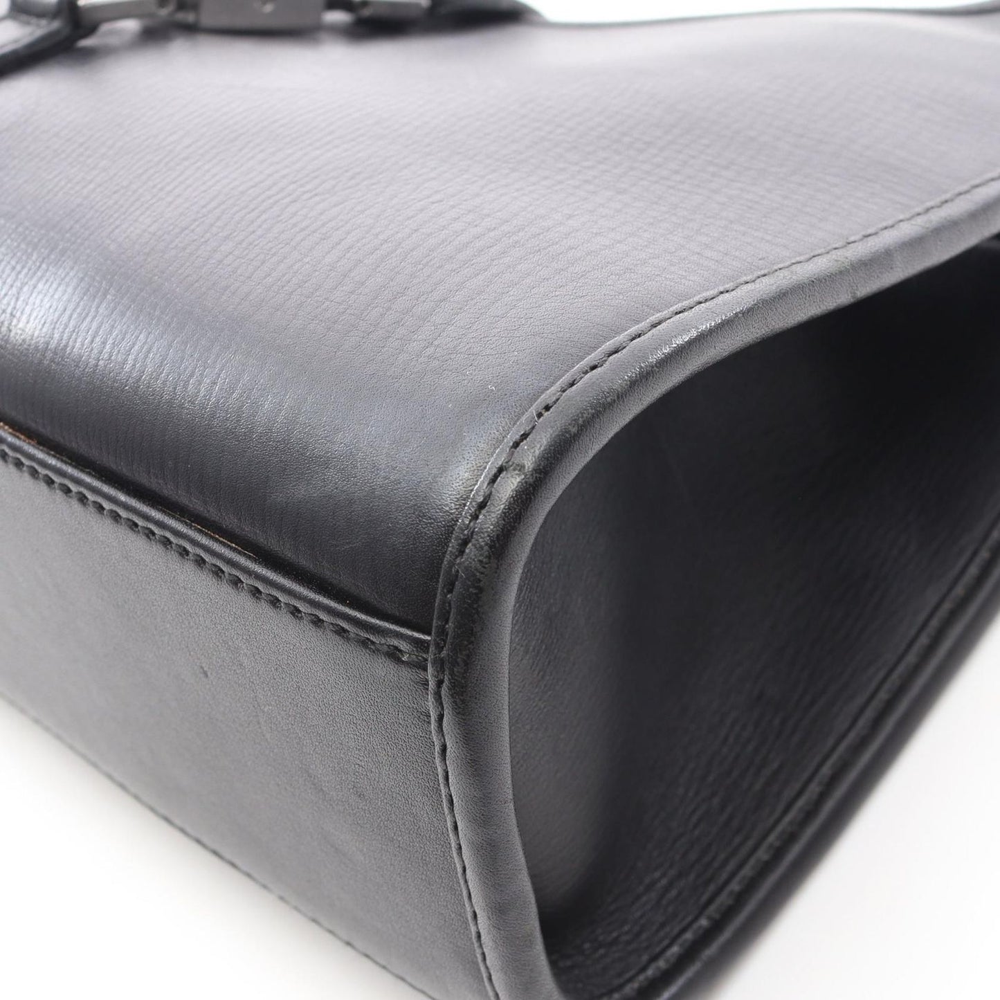 Gucci Handbag Jackie Black Leather Hand — view 7