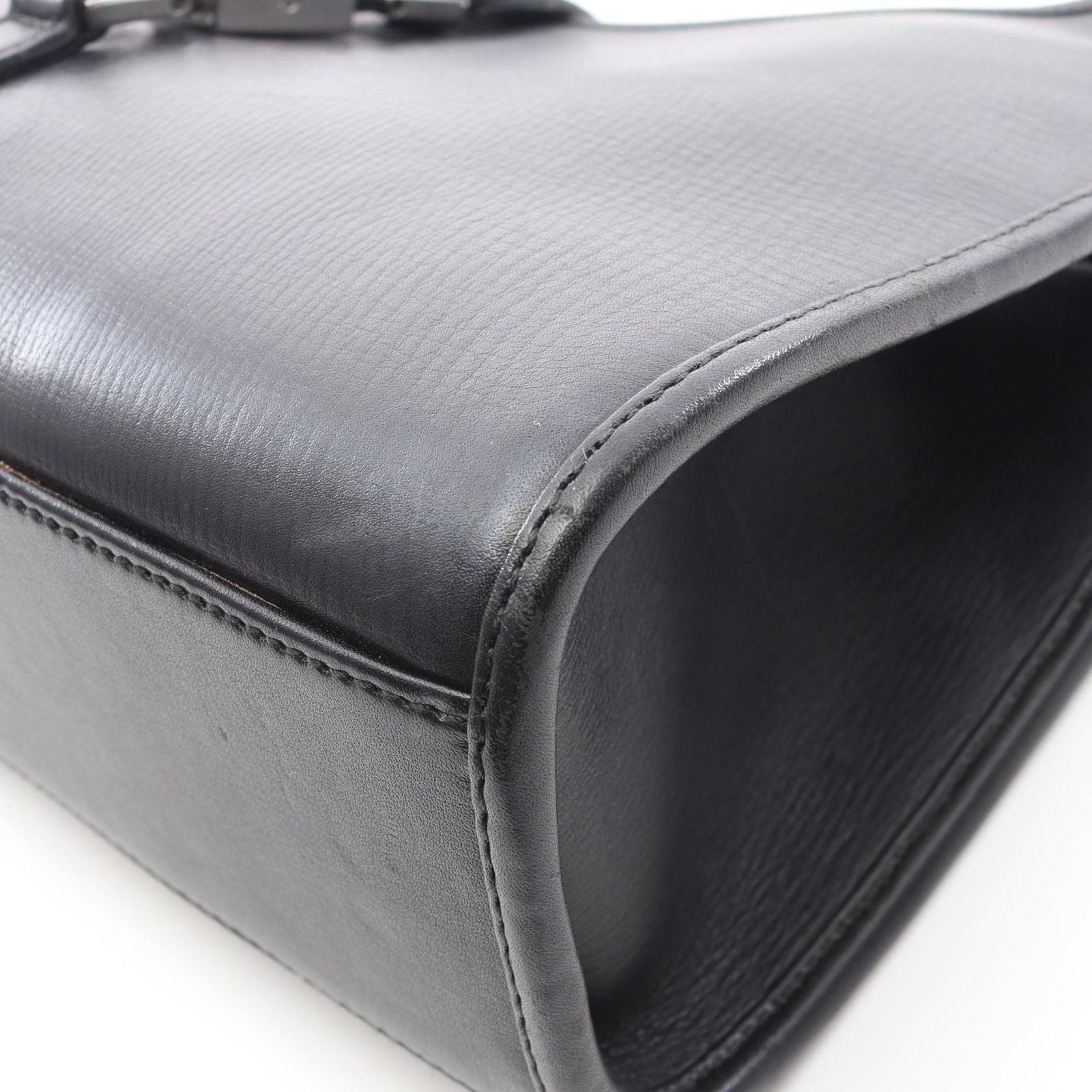 Gucci Handbag Jackie Black Leather Hand — view 7