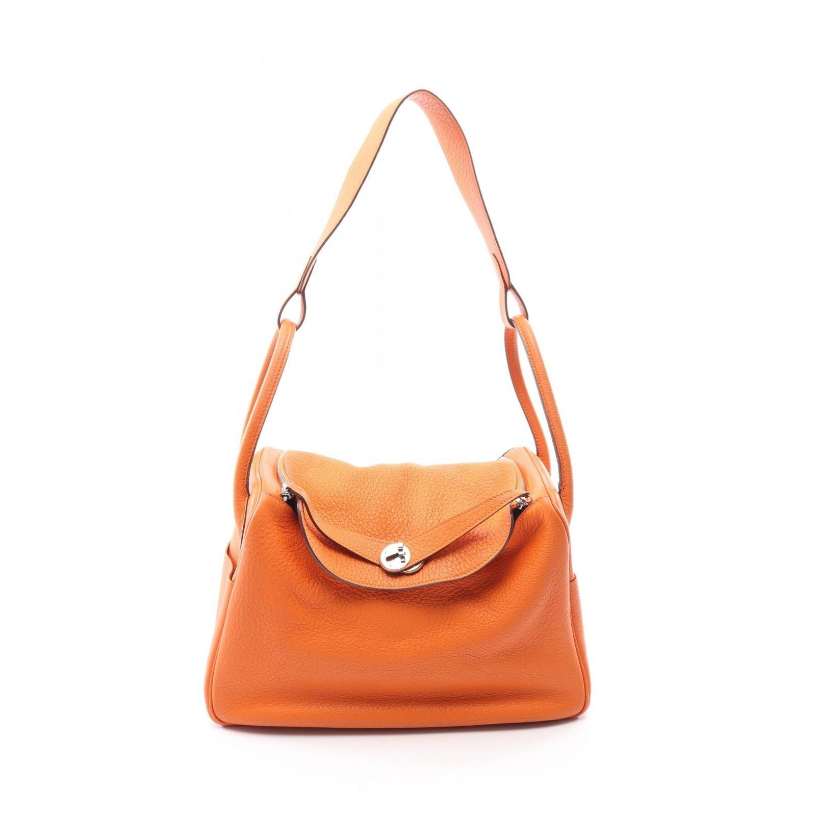 Hermes Shoulder Bag Lindy 34 Orange