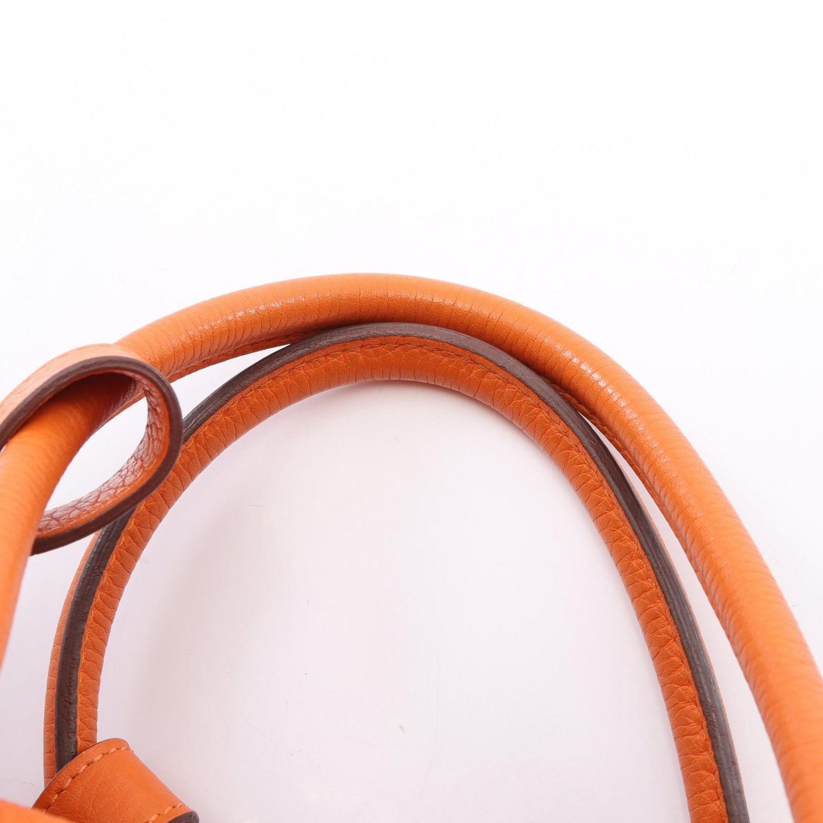 Hermes Shoulder Bag Lindy 34 Orange — view 8