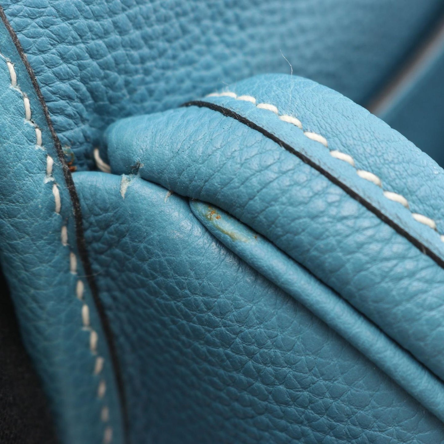 Hermes Shoulder Bag Bardo Golf Blue Jean — view 6