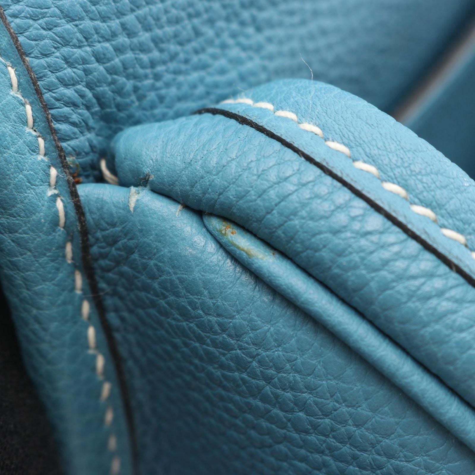 Hermes Shoulder Bag Bardo Golf Blue Jean — view 6