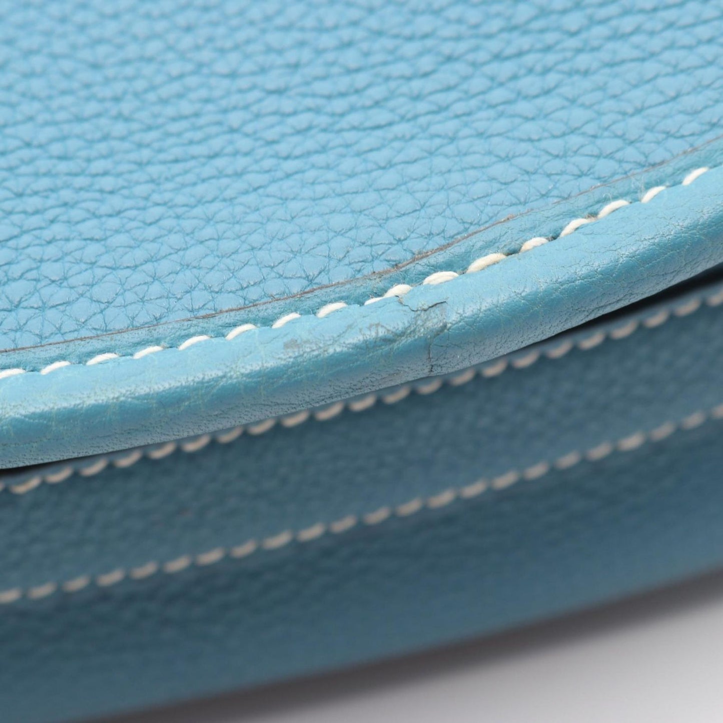 Hermes Shoulder Bag Bardo Golf Blue Jean — view 9