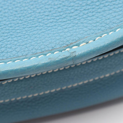 Hermes Shoulder Bag Bardo Golf Blue Jean — view 9