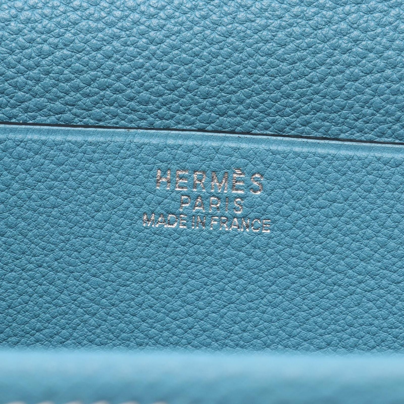 Hermes Shoulder Bag Bardo Golf Blue Jean — view 4