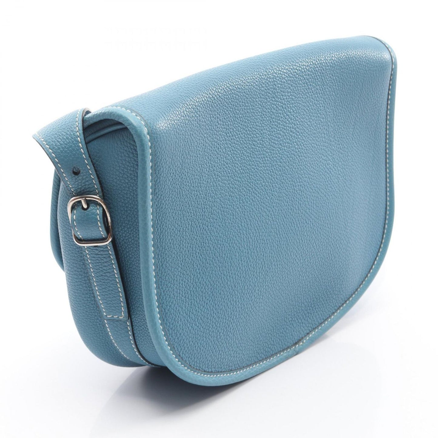 Hermes Shoulder Bag Bardo Golf Blue Jean — view 2