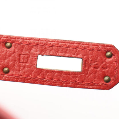 Hermes Backpack Kelly Dos GM Vermillion Retourne Vermilion — view 5